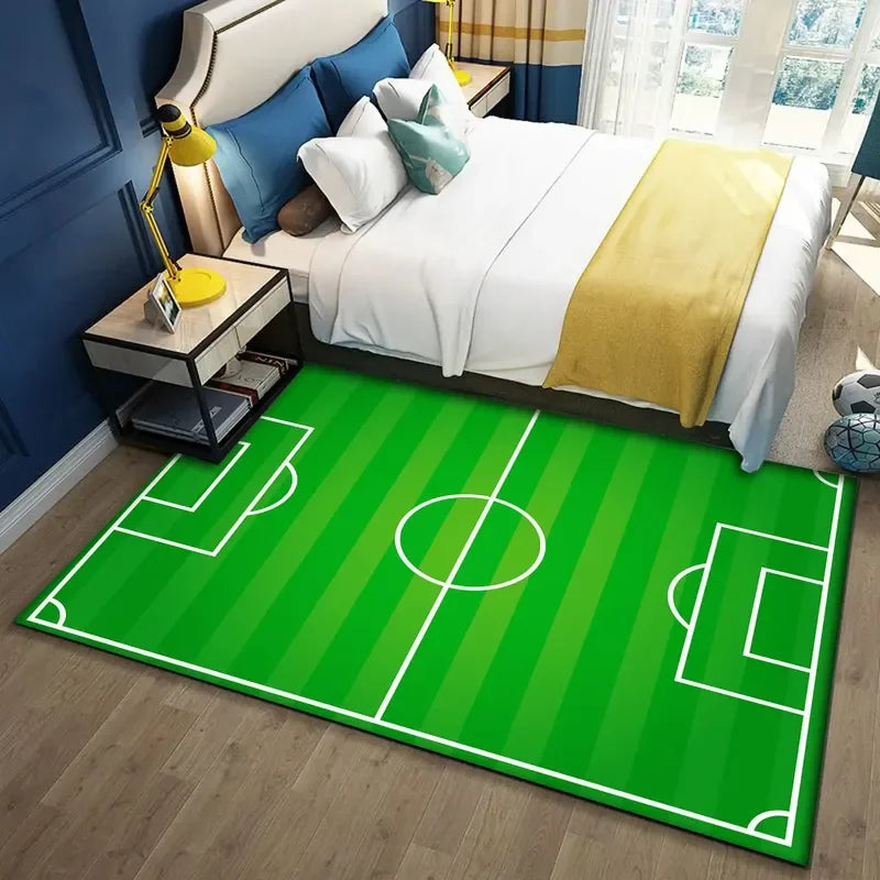 Tapis De Chambre - Terrain De football