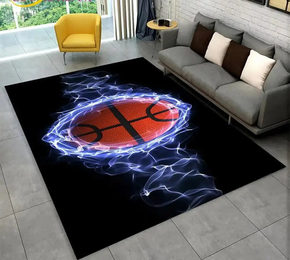 Canvanation 15 / 80x120cm Tapis De Chambre - Terrain De Basketball