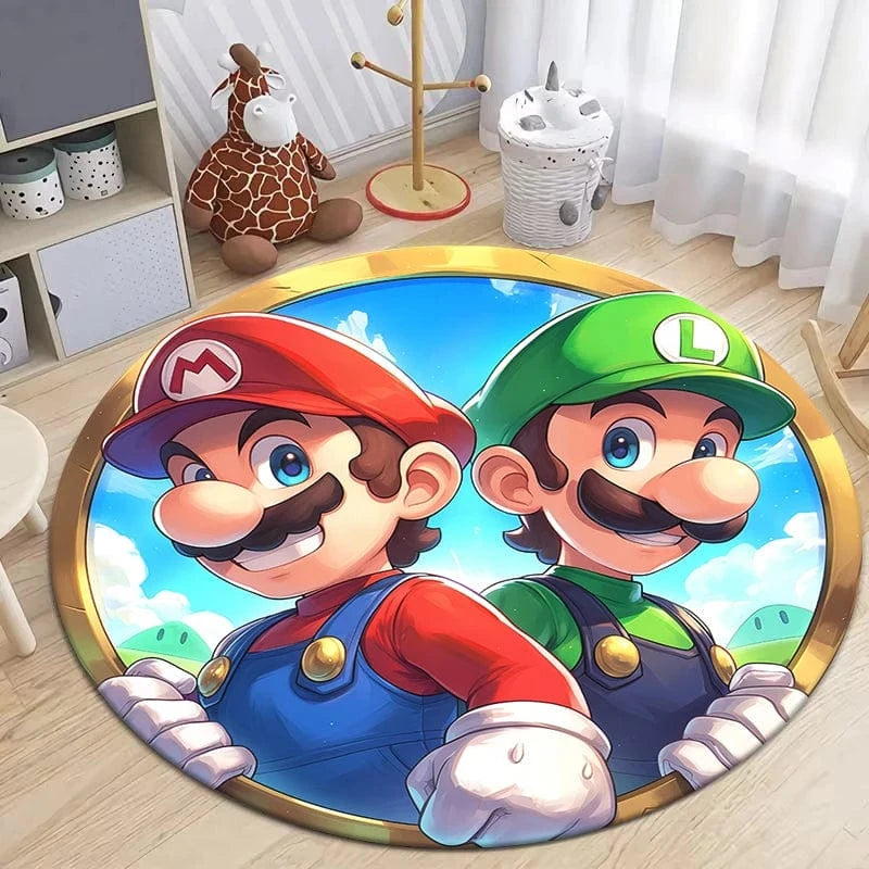 Canvanation Tapis De Chambre - Film Mario