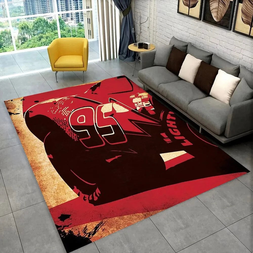 Canvanation 5 / 100x150cm Tapis De Chambre - Cars Lightning McQueen