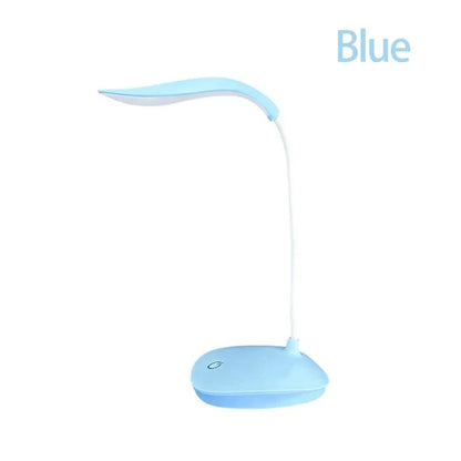 Canvanation Bleu Lampe de Bureau LED Rechargeable – Lumière Tactile et Portable avec Protection des Yeux