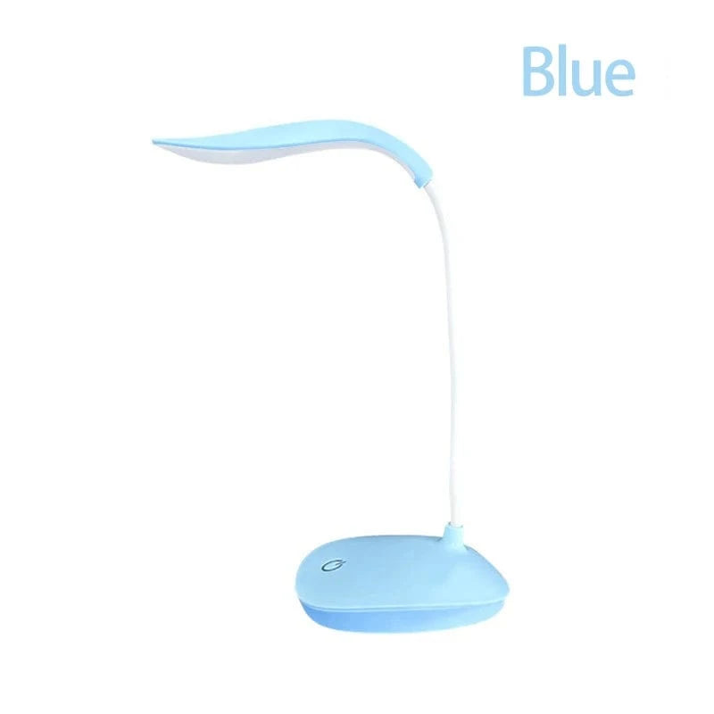 Canvanation Bleu Lampe de Bureau LED Rechargeable – Lumière Tactile et Portable avec Protection des Yeux