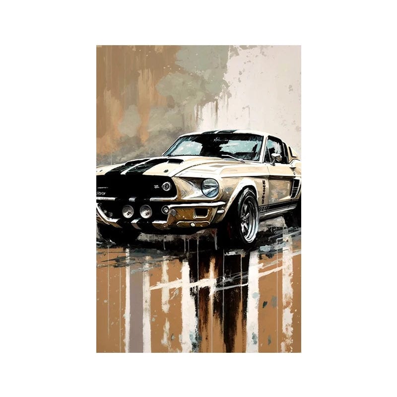 Canvanation 70X100cm / Z901 Affiche Ford Mustang GT500 Sports