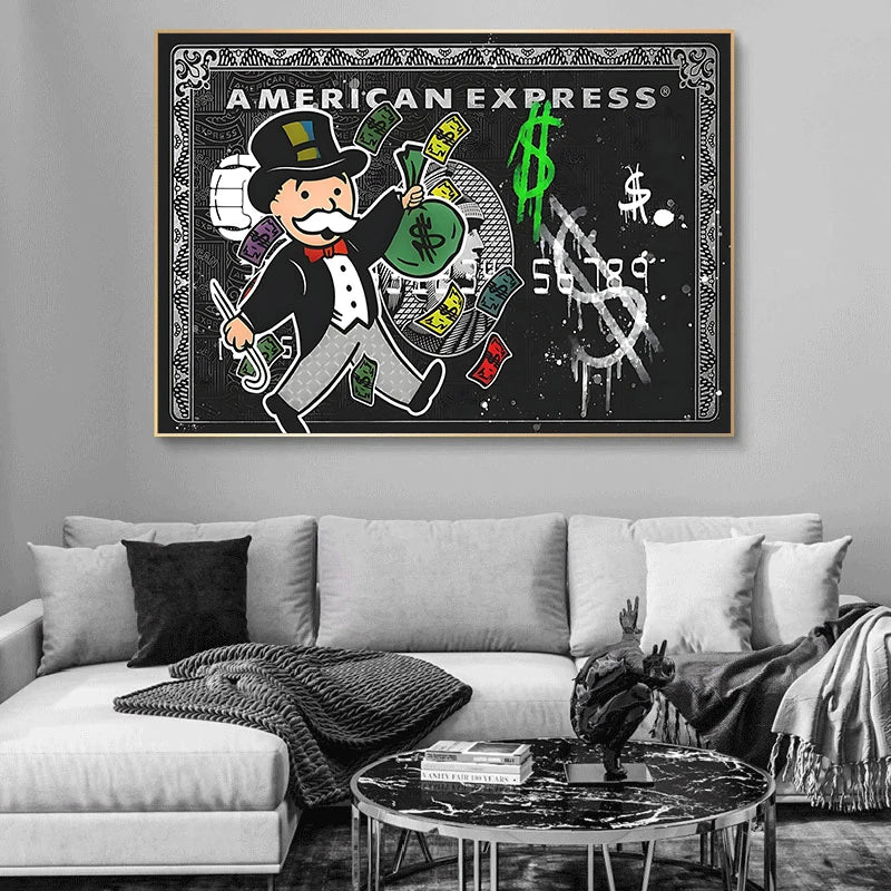 Affiche Alec Monopoly American Express