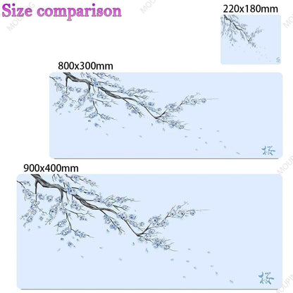 Canvanation Tapis De souris - Japon Bleu Sakura Gaming