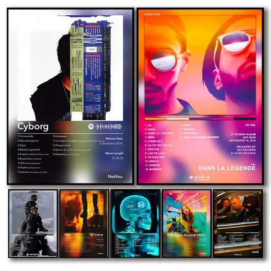 Canvanation Affiche - Album De Musique