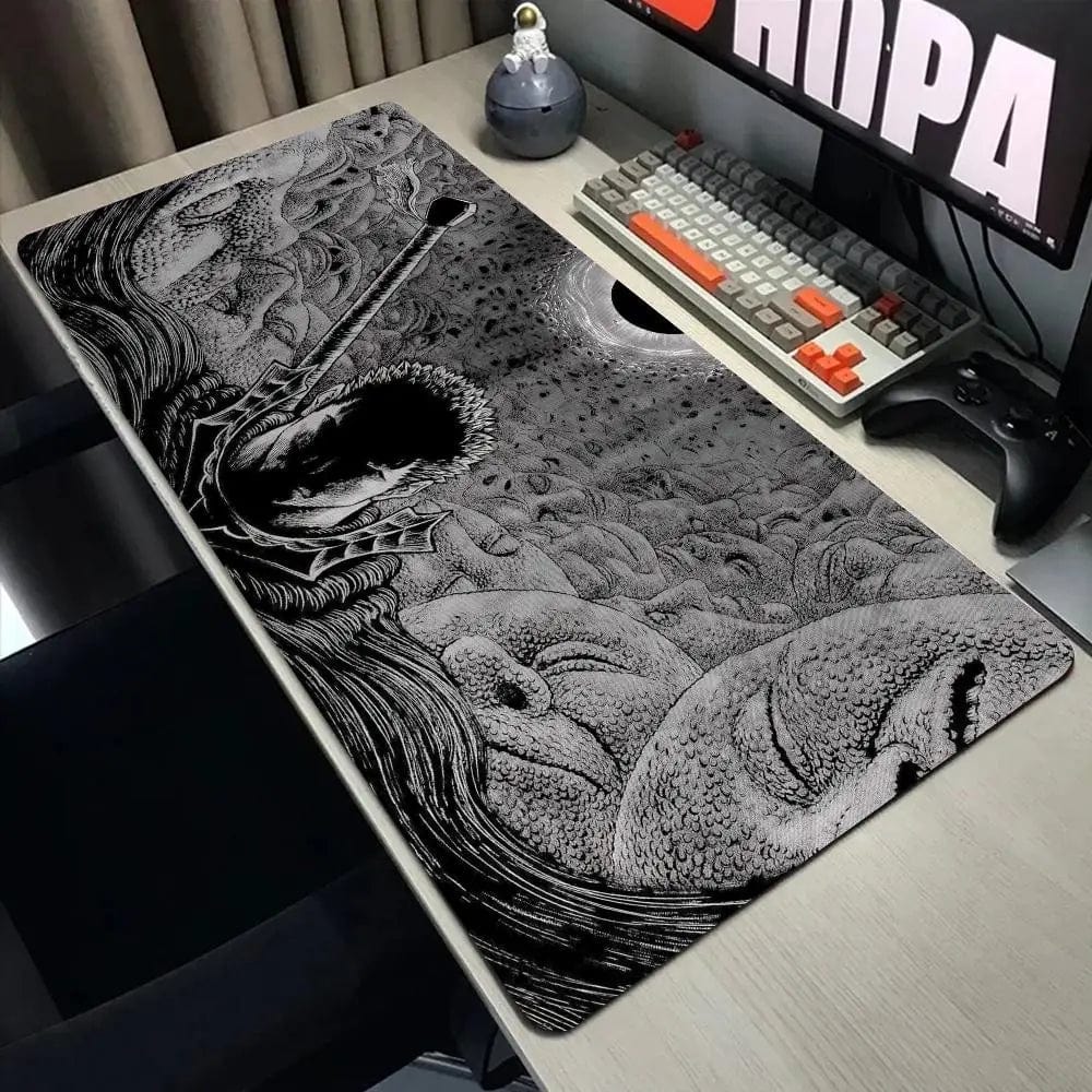 Canvanation BLACK-6 / 900x400x3mm Tapis De Souris - Manga Anime