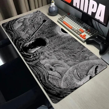 Canvanation BLACK-6 / 900x400x3mm Tapis De Souris - Manga Anime