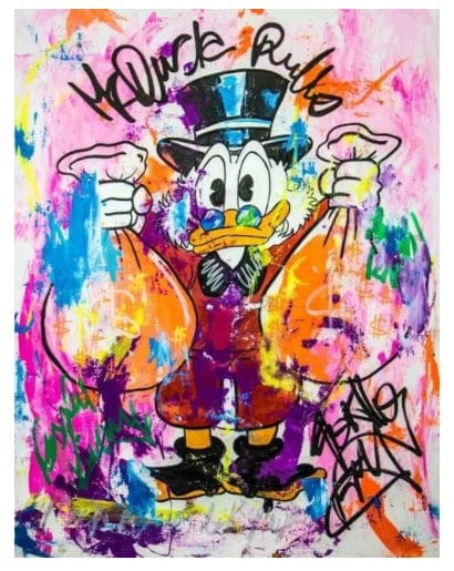 Poster Picsou Peinture Street Art