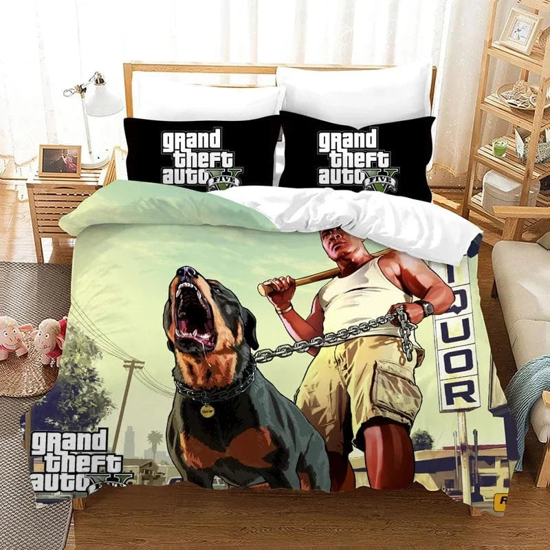 Canvanation Housse De Couette - Game GTA V, Grand Theft Auto 5