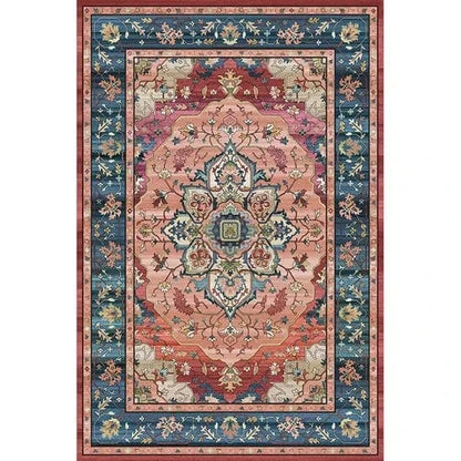 Canvanation Lint-free10 / 80x160cm 31.5x63in Tapis Berbère rectangulaire rétro moderne – Impression 3D, antidérapant & absorbant
