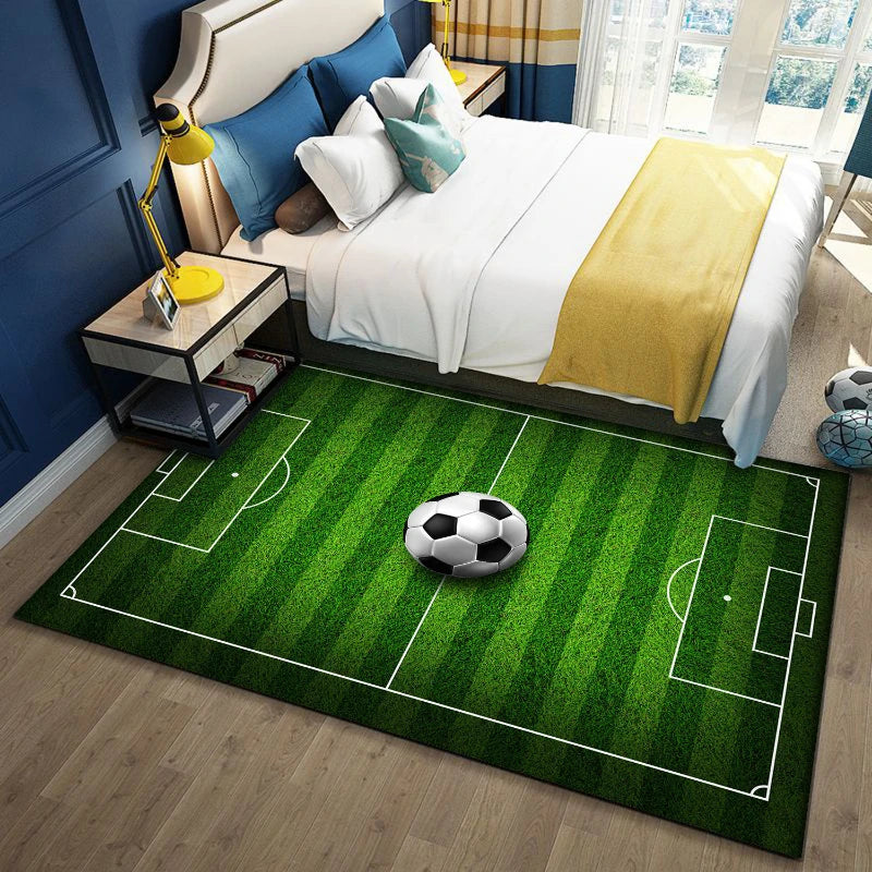 Tapis De Chambre - Terrain De football