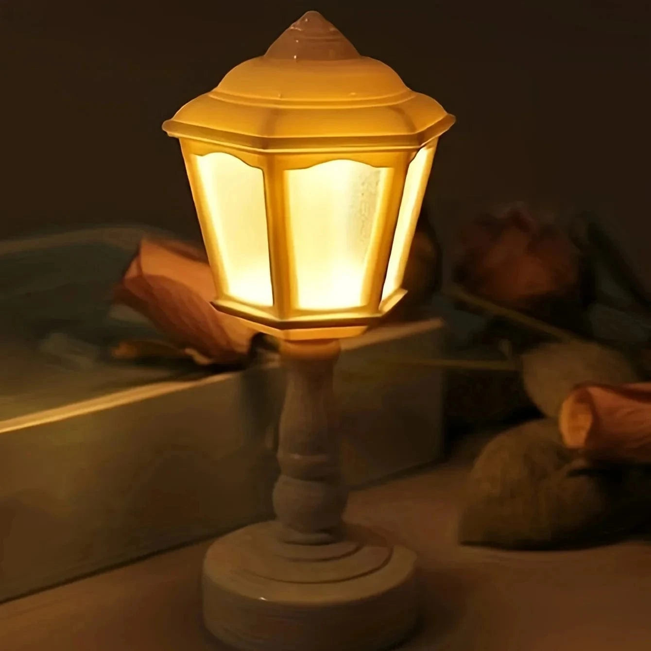Canvanation Blanc Lampe LED Originale – Style Novelty avec Piles Incluses