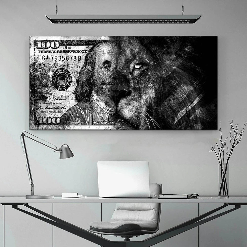 Affiche Pop Art Picsou Billet De Banque