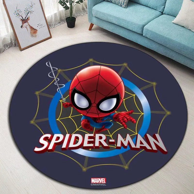 Tapis De Chambre Rond Spider Man Marvel