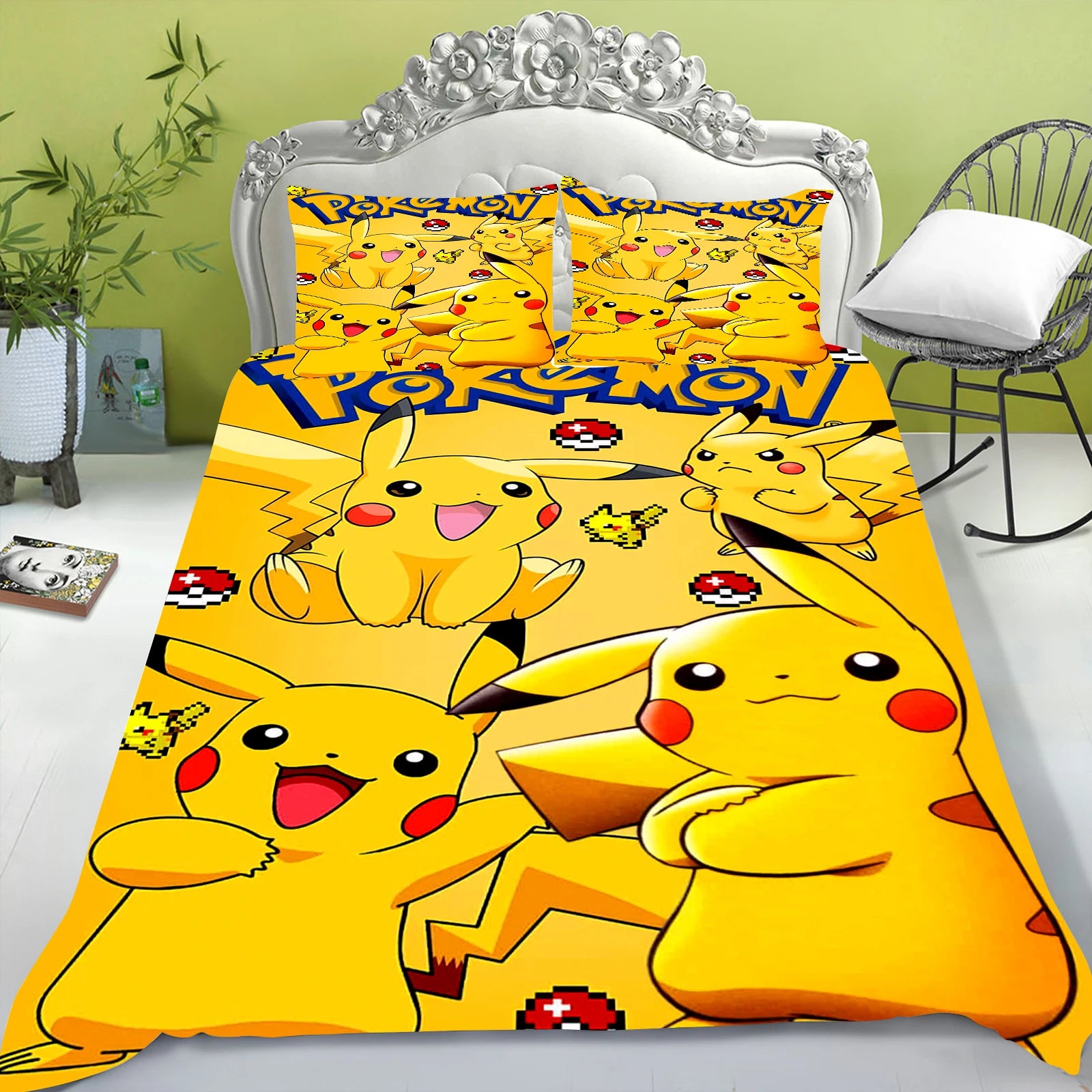 Housse De Couette - Pikachu 3 Sets