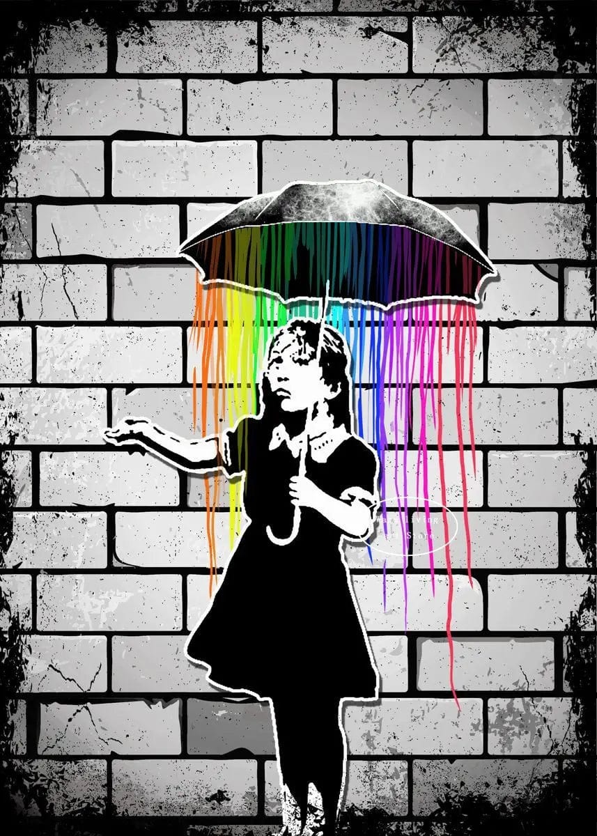 Affiche Banksy Street Art Chambre