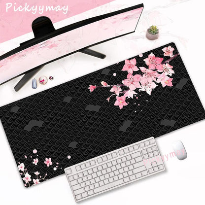 Canvanation WA00155 Sakura (2) / 400x900x2mm Tapis De Souris - Rose Cerisier Fleurie