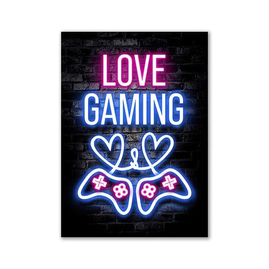 Canvanation Pattern28 / 30x40cm Affiche Chambre Gaming Zone