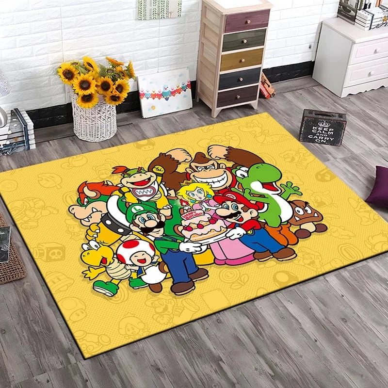 Canvanation Style C / 40x60cm (16x24in) Tapis De Chambre - 3D Super Mario Bros HD