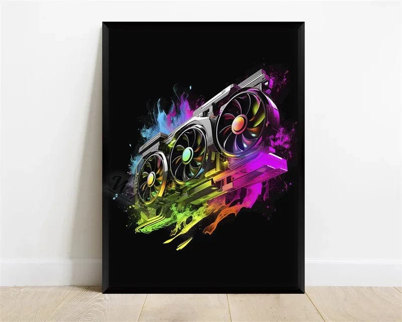 Canvanation 2 Game / 40x60cm Affiche Chambre Adolescent Gamer