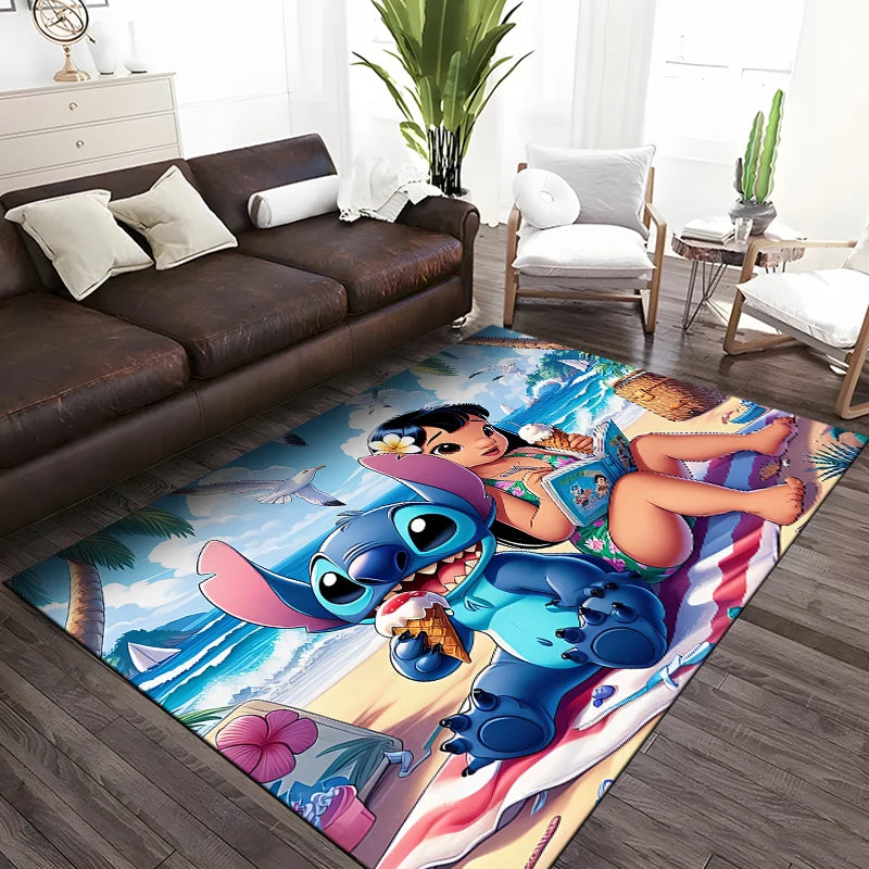 Tapis De Chambre - Disney Stitch 3D