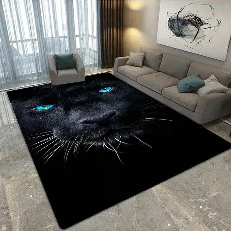 Tapis De Chambre - 3D Black Panther