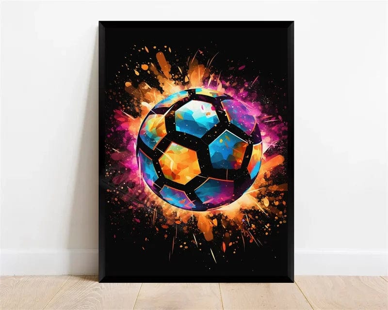 Canvanation 28 Football / 40x60cm Affiche Football Coloré