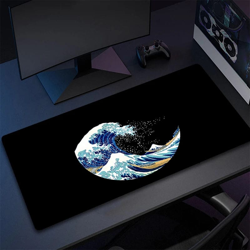 Canvanation A3353 / 900x400x2mm Tapis De Souris - Paysage Vague Japonaise