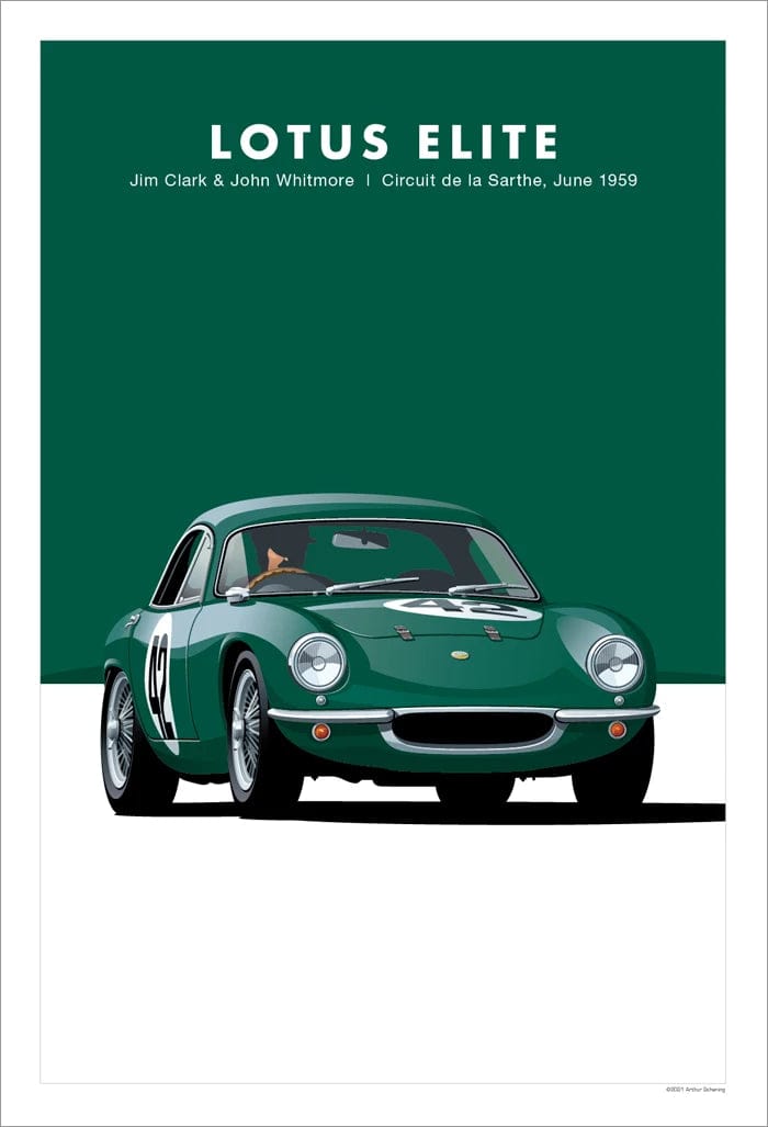 Affiche Retro Voiture GTR