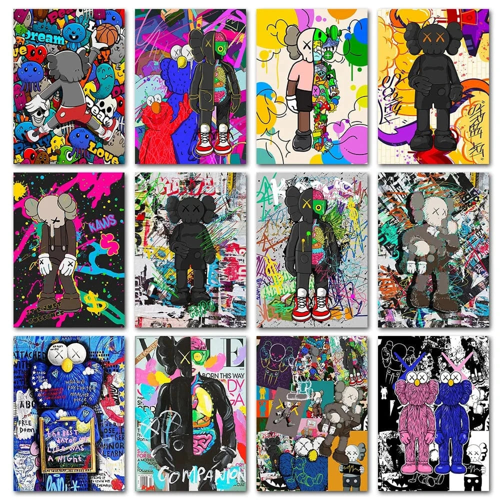 Canvanation Affiche Abstrait Karl Wars