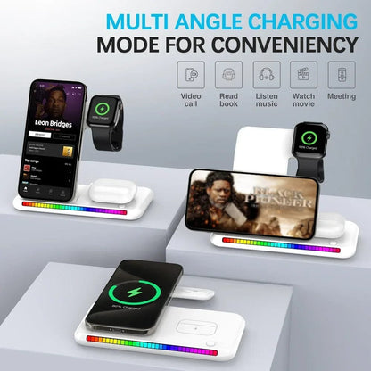 Canvanation Station de Charge 3 en 1 - iPhone, Apple Watch, AirPods