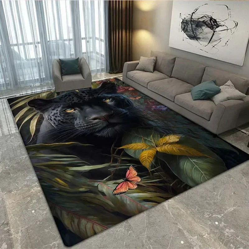 Tapis De Chambre - 3D Black Panther