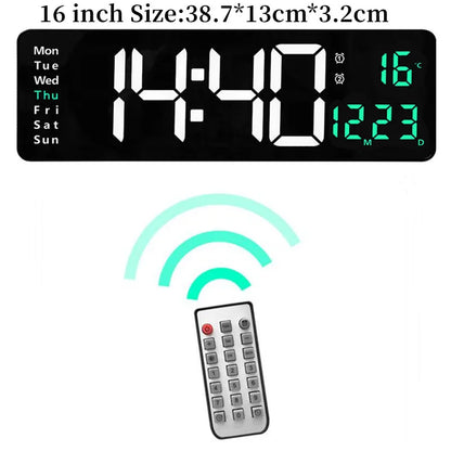 Horloge Murale Digitale Grand Format