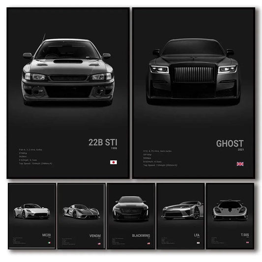 Canvanation Affiche Voiture De Sport