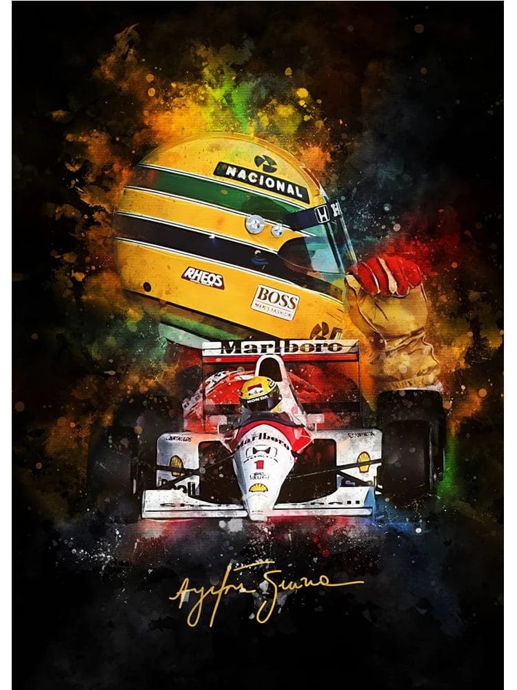 Poster F1 Formule 1 Course Legendes