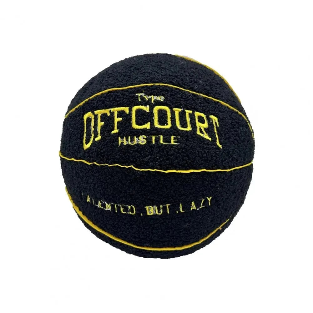 Canvanation Noir Coussin En Forme De Ballon de Basket