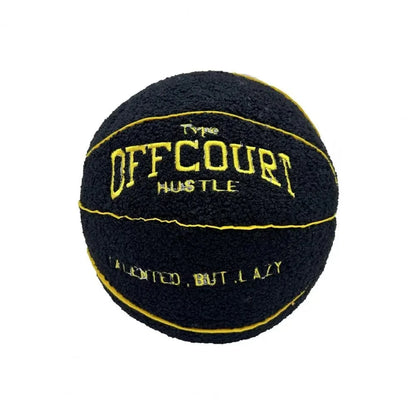 Canvanation Noir Coussin En Forme De Ballon de Basket