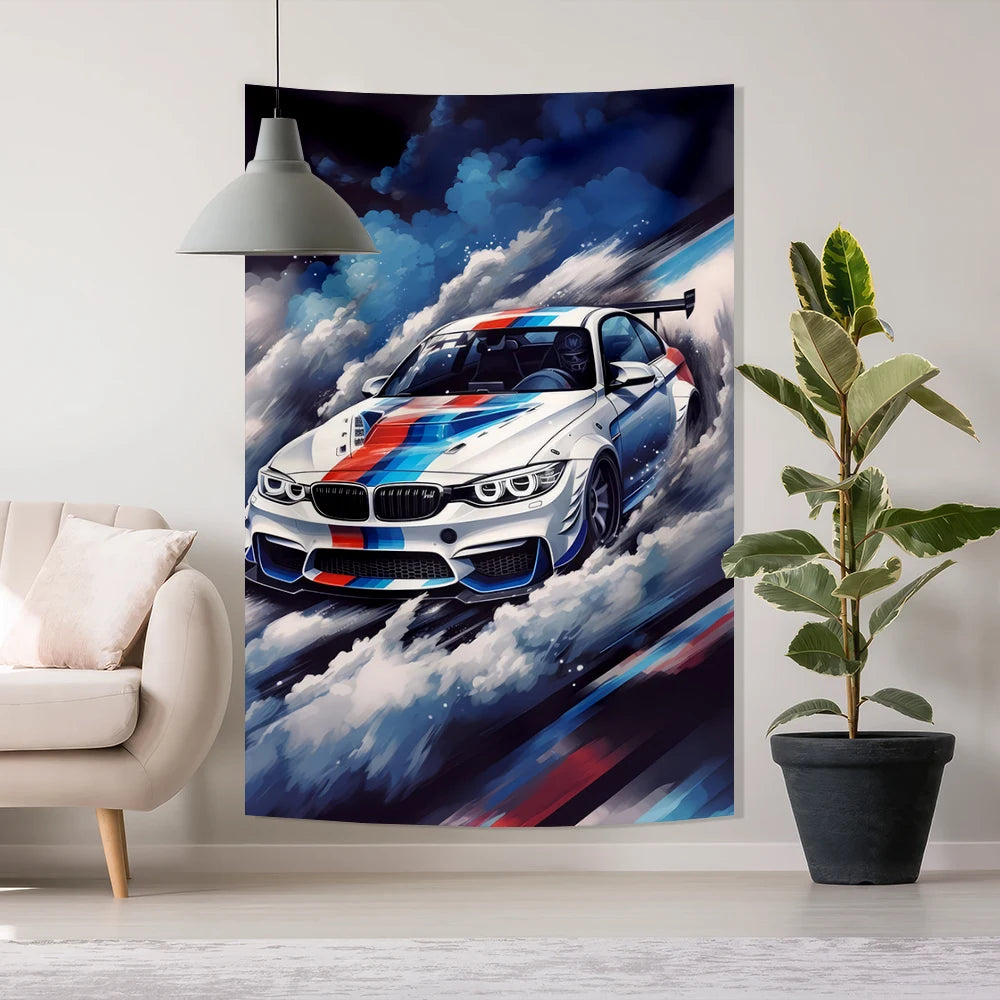 Tapisserie Voiture Bmw 90x150cm