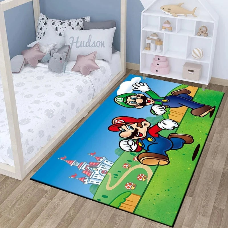 Canvanation Style K / 80x120cm (31x47in) Tapis De Chambre - 3D Super Mario Bros HD