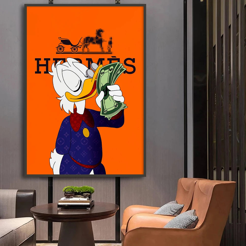 Affiche Marque De Luxe Hermès