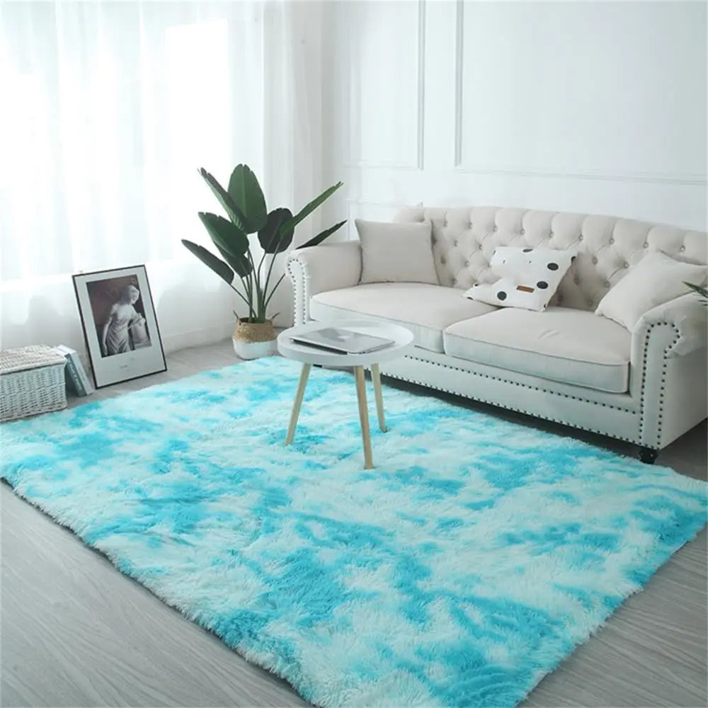 Canvanation Azure / 100x150cm 40x59inch Tapis De chambre - Motif uni