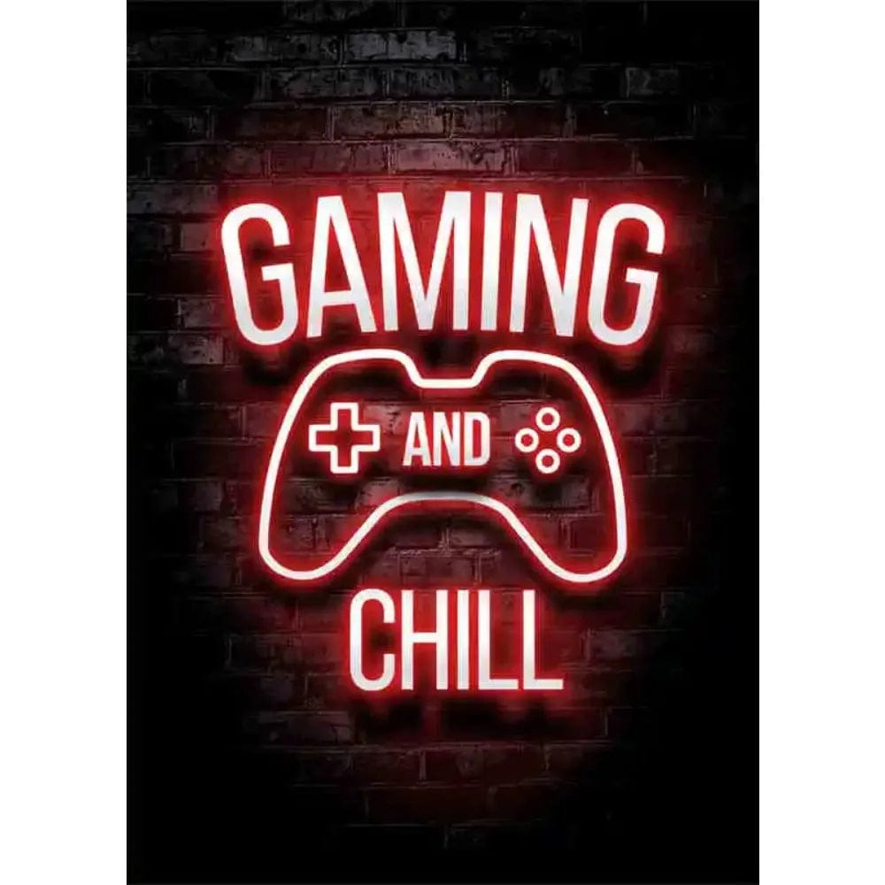 Affiche Neon Chambre Gaming