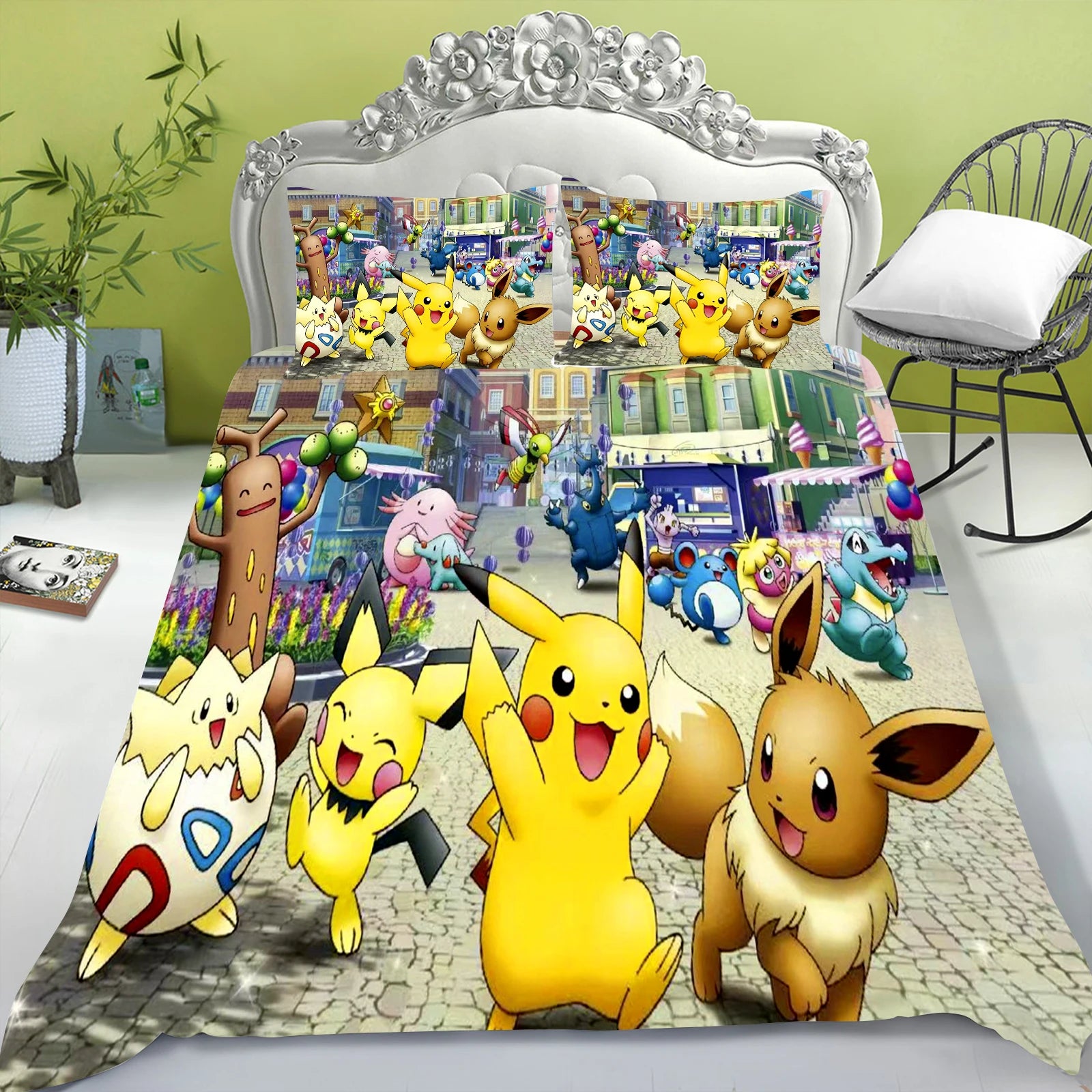 Housse De Couette - Pikachu 3 Sets