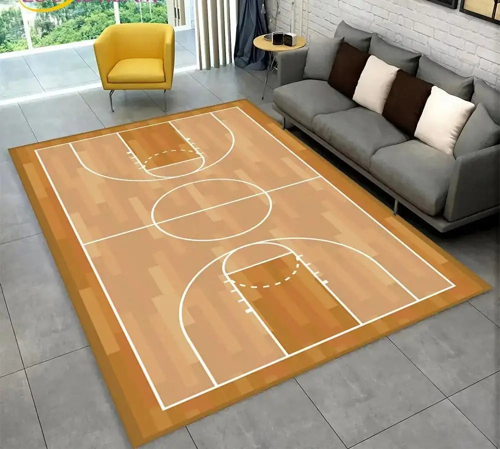 Canvanation 13 / 40x60cm Tapis De Chambre - Terrain De Basketball