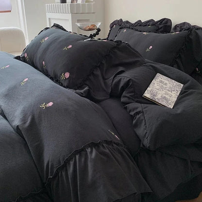 Canvanation Housse De Couette - imprimé Fleurs