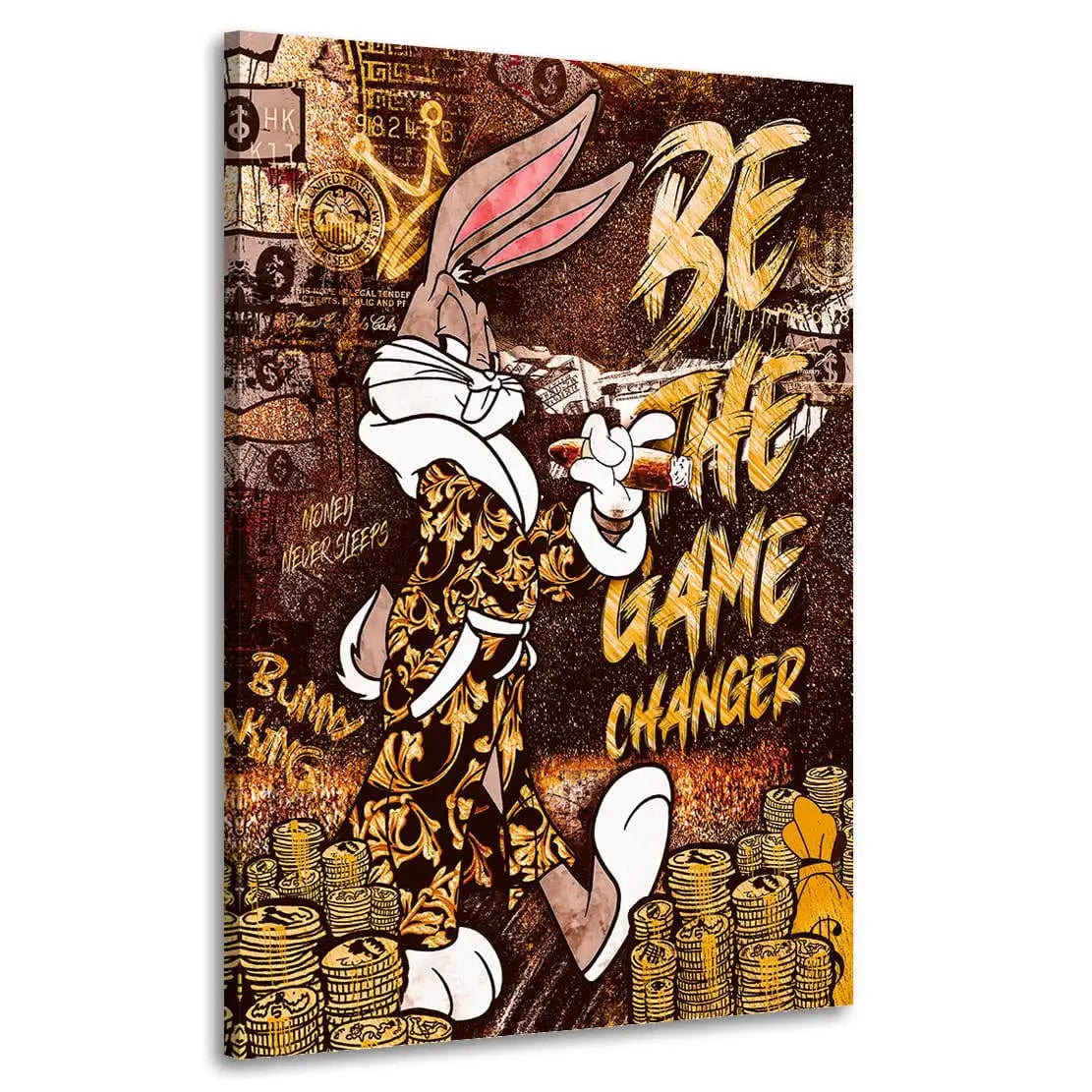 Canvanation 90x130cm Poster Bugs Bunny King Luxe