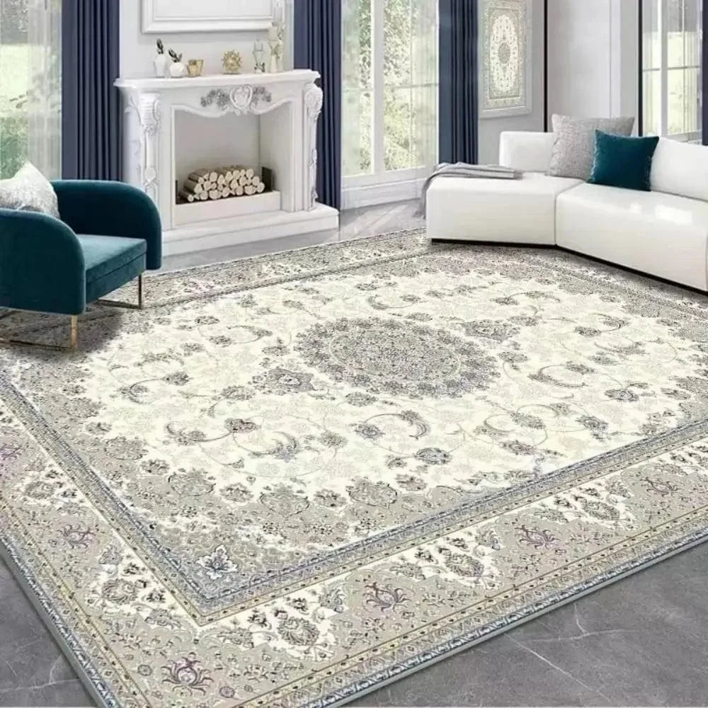 Canvanation 02 / 140x200cm Tapis de Salon Perse – Tissu Luxe, Design Raffiné