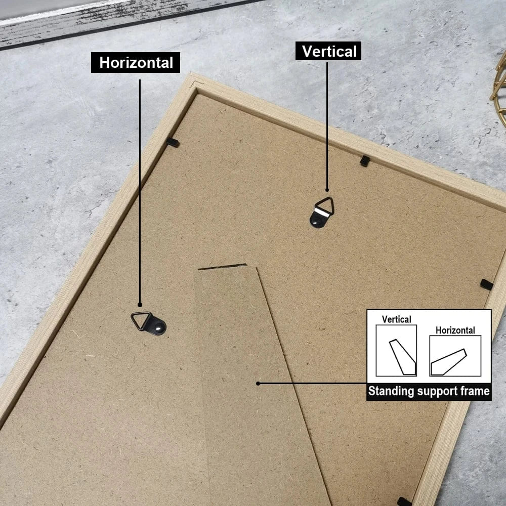 Canvanation Cadre Photo en Bois Rustique