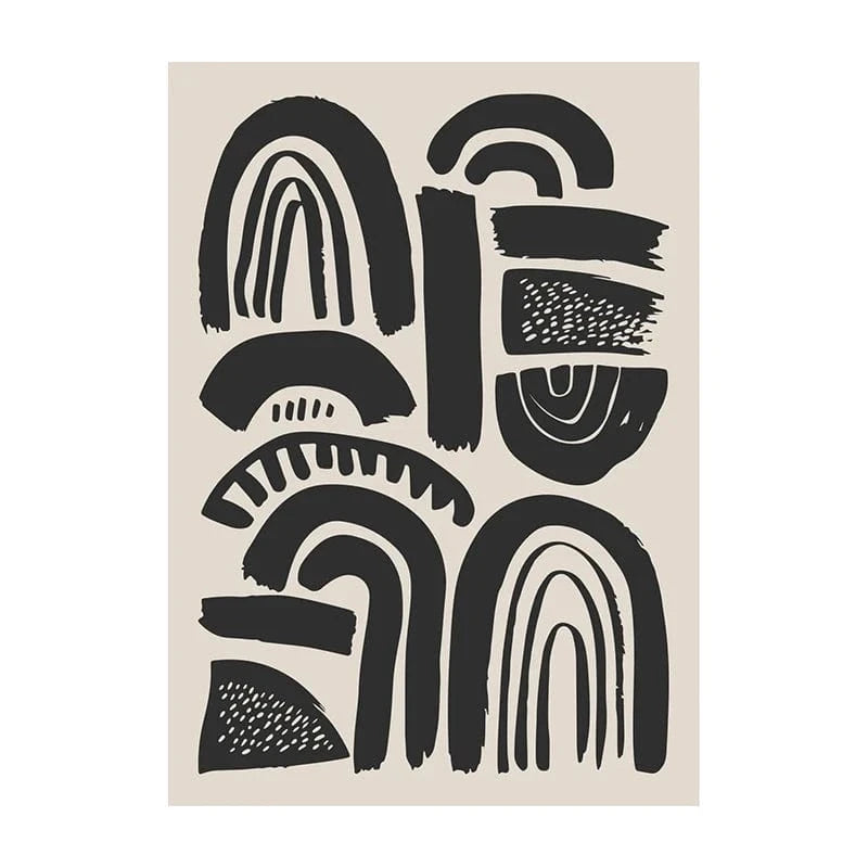 Canvanation Q0023-9 / 30X42cm Affiche Abstrait Japonais